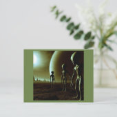 SFグレーエイリアン1 ポストカード (スタンド正面)