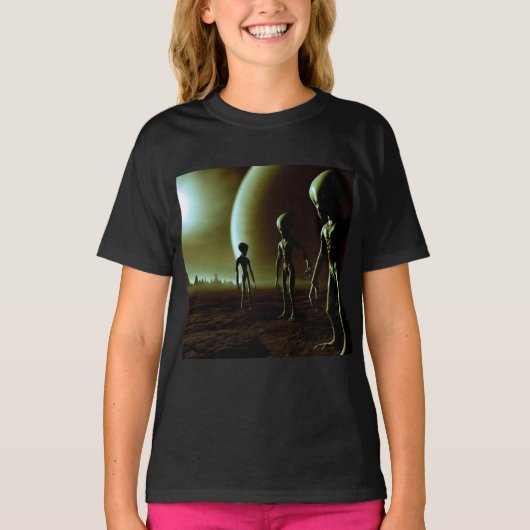 SFグレーエイリアン1 Tシャツ (正面)