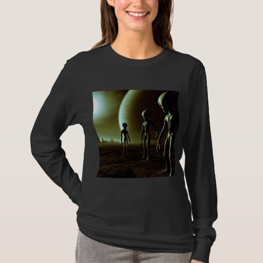 SFグレーエイリアン1 Tシャツ (正面)