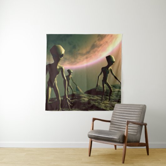 SFグレーエイリアン2 タペストリー (インサイチュ)