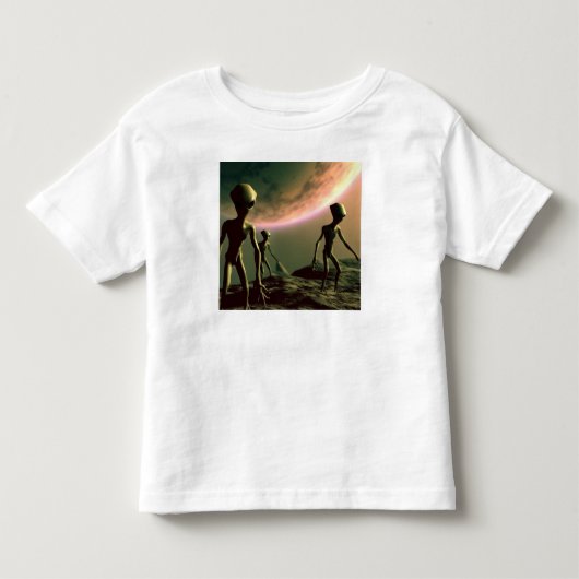 SFグレーエイリアン2 トドラーTシャツ (正面)