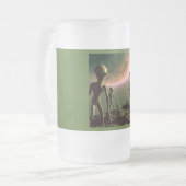 SFグレーエイリアン2 フロストグラスビールジョッキ (正面左)