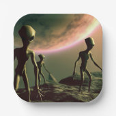 SFグレーエイリアン2 ペーパープレート (正面)