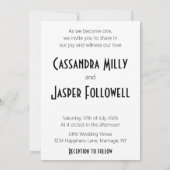 SFコスモス結婚ガ 招待状 (裏面)