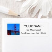 SFゴールデンゲートブリッジ#7差出人住所ラベル ラベル (インサイチュ)