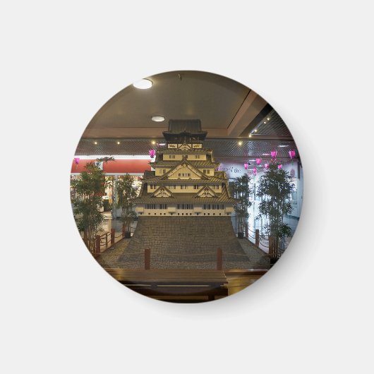 SFジャパンタウン大阪城レプリカ#2磁石 マグネット (正面)