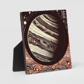 SFジュピター木版画2 フォトプラーク (正面)