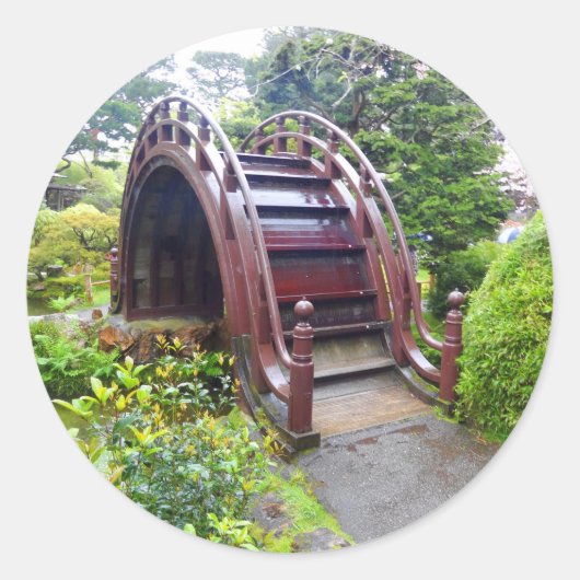 SFティーガーデン日本のドラムブリッジ#3シール ラウンドシール (正面)