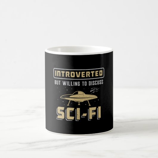 SFデーエイリアン宇宙サイエンスおたくギフト コーヒーマグカップ (中央)