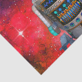 SFトイロボット赤い銀河系クールレトロ誕生日 薄葉紙 (詳細)