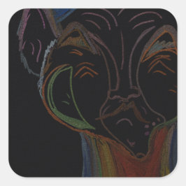 SFハイブリッドステッカー スクエアシール