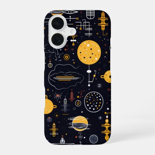 SFパターン iPhone 16ケース (裏面)