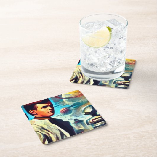 SFパルプマガジンカバースタイル2 スクエアペーパーコースター (インサイチュ)