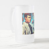 SFパルプマガジンカバースタイル2 フロストグラスビールジョッキ (正面左)