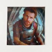 SFヒーロー宇宙船に乗る4 タペストリー (正面)