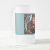 SFヒーロー宇宙船に乗る4 フロストグラスビールジョッキ (正面左)