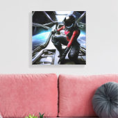 SFヒーロー宇宙船2 キャンバスプリント (インサイチュ (リビング))