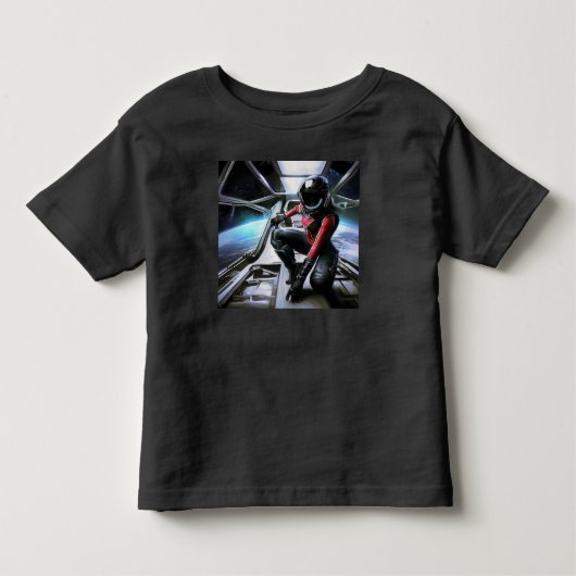 SFヒーロー宇宙船2 トドラーTシャツ (正面)