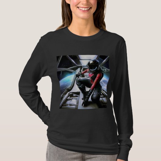SFヒーロー宇宙船2 Tシャツ (正面)