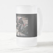 SFヒーロー宇宙船3 フロストグラスビールジョッキ (正面右)