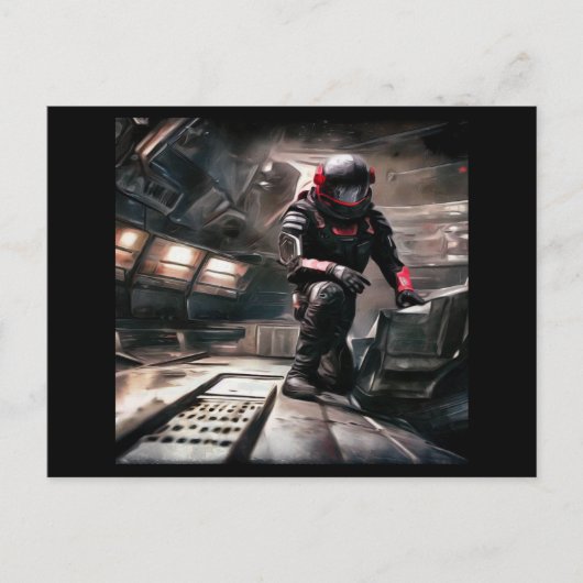 SFヒーロー宇宙船3 ポストカード (正面)