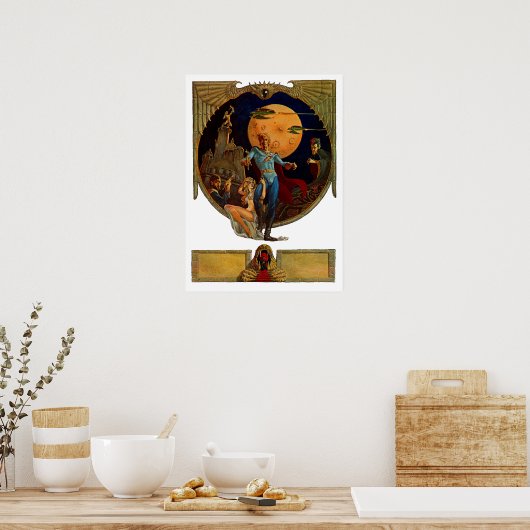 SFヒーロー映画ポスター ポスター (キッチン)