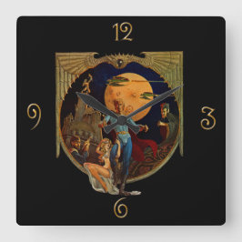 SFヒーロー スクエア壁時計