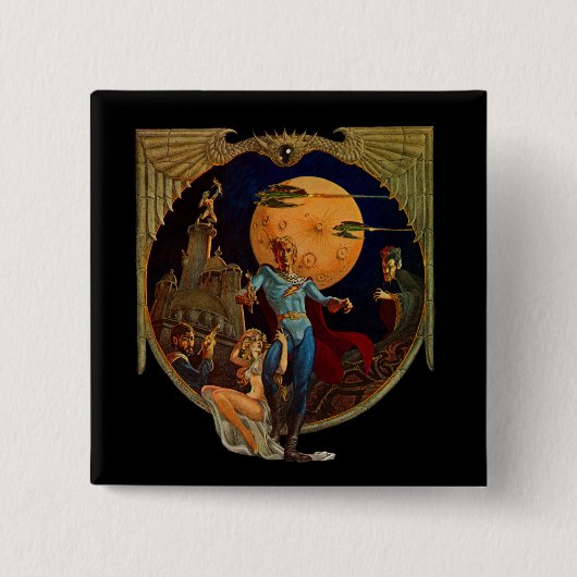 SFヒーロー 缶バッジ (正面)