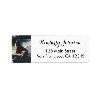 SFピア39シーライオン#2差出人住所ラベル ラベル