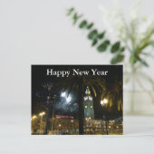 SFフェリー建物花火新年葉書 ポストカード (スタンド正面)