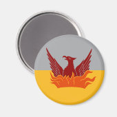 SFフォグおよび金ゴールドフラッグ磁石 マグネット (正面/裏面)