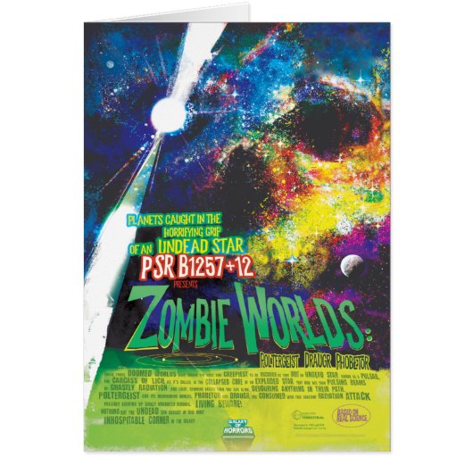 SFホラー映画広告ゾンビの世界 (正面)