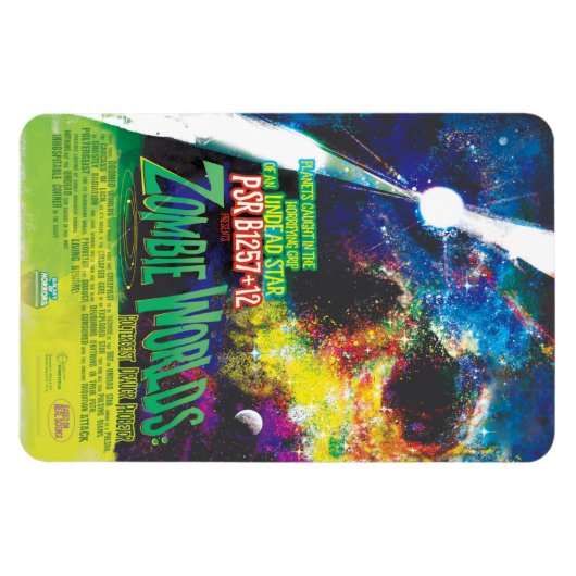 SFホラー映画広告ゾンビの世界 マグネット (横)