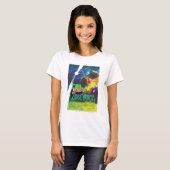 SFホラー映画広告ゾンビの世界 Tシャツ (正面フル)