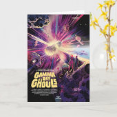 SFホラー映画広告、ガンマ線グール カード (黄色い花)