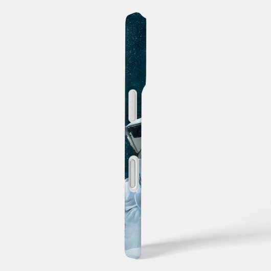 SFムーン宇宙飛行士おもしろいの猫のケース Case-Mate iPhoneケース (裏面 / 右)