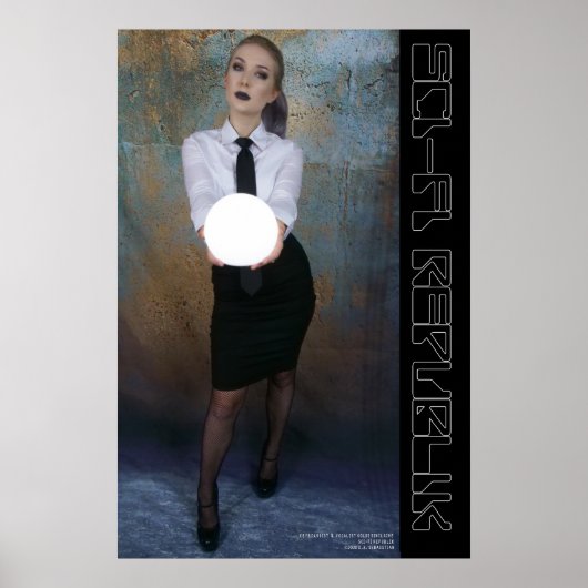 SFリパブリックNASA Orbポスター ポスター (正面)