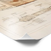 SFロケット青写真 フォトプリント            (角)