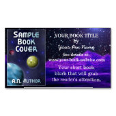 SF作家作家ブックプロモーション宇宙 マグネット名刺 (正面)