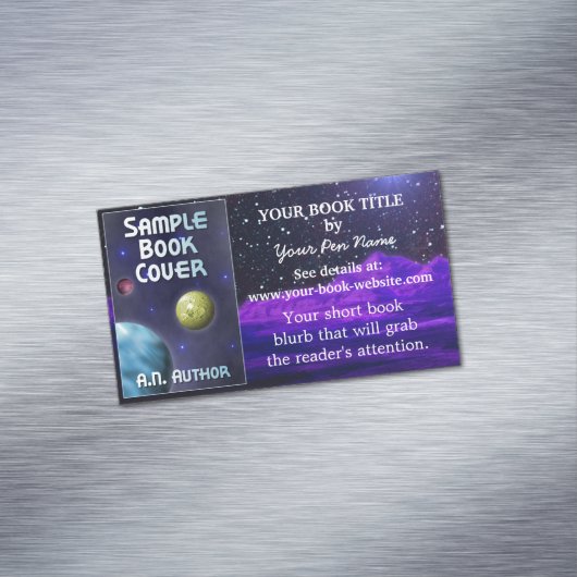SF作家作家ブックプロモーション宇宙 マグネット名刺 (インサイチュ)