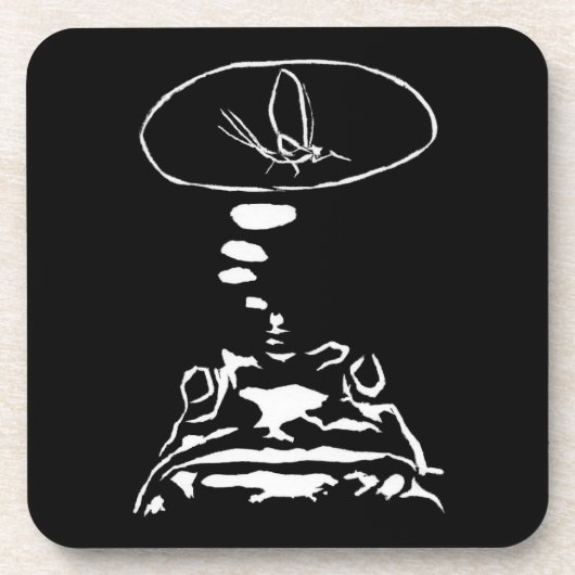 SF動物頭が切れる「飢えたカエルの夢」 コースター (正面)