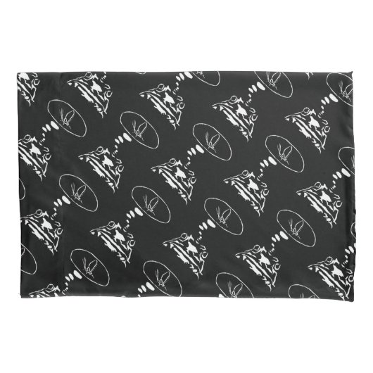 SF動物頭が切れる「飢えたカエルの夢」 枕カバー (正面)