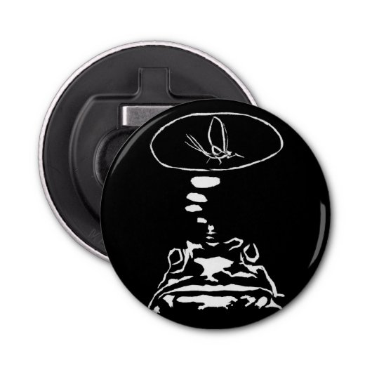 SF動物頭が切れる「飢えたカエルの夢」 栓抜き (正面)