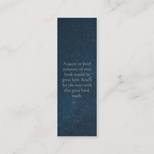 SF又はファンタジー スキニー名刺 (裏面)