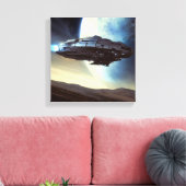 SF周回宇宙船2 キャンバスプリント (インサイチュ (リビング))