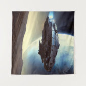 SF周回宇宙船2 タペストリー (正面(横))