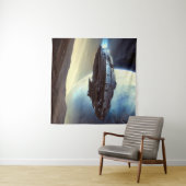 SF周回宇宙船2 タペストリー (インサイチュ(横))