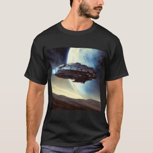 SF周回宇宙船2 Tシャツ (正面)