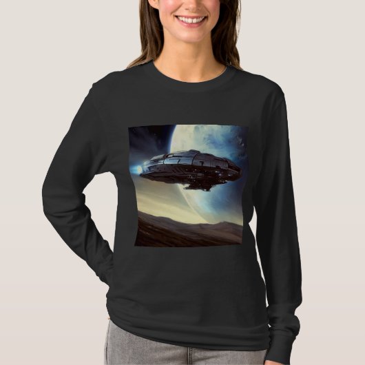 SF周回宇宙船2 Tシャツ (正面)