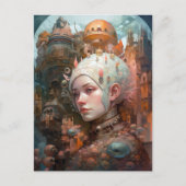 SF女性の風景 ポストカード (正面)